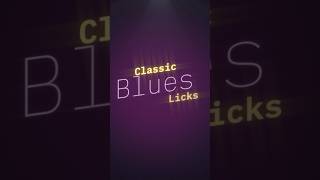 3 Classic Blues Licks Key Of A bluesmusic guitar [upl. by Ytsirk374]