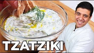 Easy Tzatziki Sauce Recipe  Yogurt Sauce [upl. by Jardena]