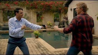 Cobra Kai  Daniel vs Johnny Fight Scene [upl. by Esirec]