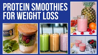 How to Meal Prep a Week of Healthy Protein Smoothies for Weight Loss [upl. by Odilo346]