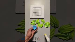 wall hanging flower shorts viral status DIY Origami Craft Tutorial Creative video fun fyp [upl. by Lotus79]