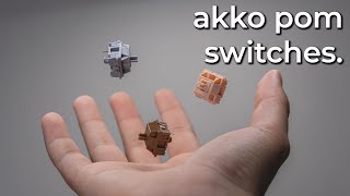 Better Budget Novelkey Creams  Akko POM Switch Roundup [upl. by Brock304]