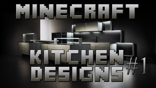 Minecraft Interior Designs  Episode 1  Kitchen Designs [upl. by Tnilk61]