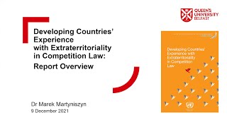 Launch of UNCTAD report on extraterritoriality in competition law enforcement [upl. by Maloy]