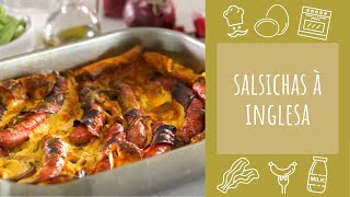 Salsichas à inglesa receita de forno  TeleCulinária [upl. by Shipp104]