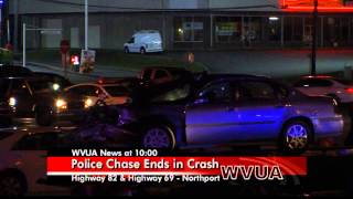 Northport Police Chase Leads to Car Crash [upl. by Tommi]