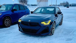 BMW M240i G42 Yellow CSL DRL Installation  AliExpress [upl. by Gram]