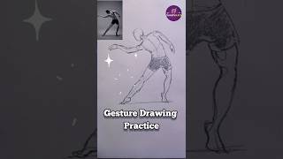 Gesture Drawing  gesture drawing art ytshorts [upl. by Ayotal]