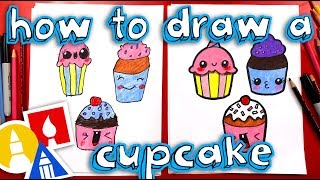 How To Draw Funny Cupcakes [upl. by Eusoj]