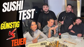 SUSHI DUELL 🍱  JasminSara und Rayan machen den Test [upl. by Berkshire337]