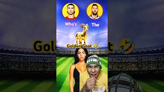 Whos The Golden Goat 😂 shorts ronaldo shortvideo messi soccerplayer quizchallenge comparison [upl. by Damas981]