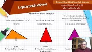 Klasa 8  Matematik  Trekëndëshi [upl. by Desdamona63]