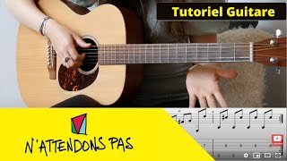 Nattendons pas  Vianney  Guitare Tutoriel Facile [upl. by Assetnoc]