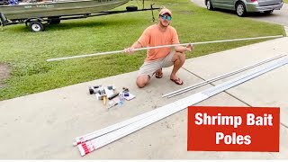 SC Shrimping DIY bait poles  WildVoys [upl. by Undry675]