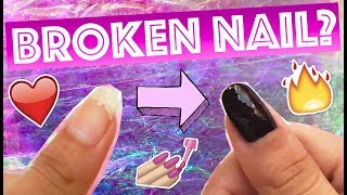 Best And Easy Way To Fix A Broken Nail  Orly Rescue Kit [upl. by Lonyer251]