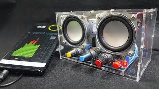 Build a Amplifier Two Channel Speaker Audio with DIY KIT [upl. by Ahsinirt]