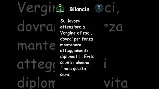 Bilancia oroscopo di lunedì 11 novembre 2024 dalla Stanza Esoterica short [upl. by Gautea217]