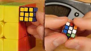 Tiny 15mm Nano Rubiks Cube Solved in 2514 Seconds [upl. by Lorou]