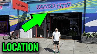 Where to find Tattoo Shop Location in NBA 2k25 [upl. by Rosamond]