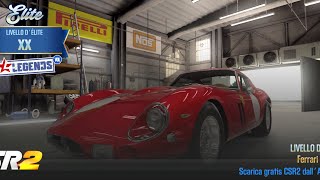 【CSR2】 Ferrari 250 GTO ÉLITE 0 shift amp tune for 8570 [upl. by Llenrrad]