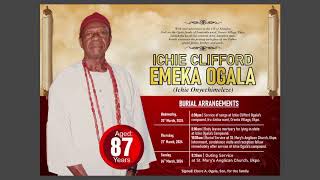 lATE ICHIE CLIFFORD EMEKA OGALA [upl. by Lull305]