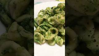 OGGI CUCINO ORECCHIETTE CON CIME DI RAPA PUGLIESI ilsaturday italianfoodbloggers short cibo [upl. by Tugman]