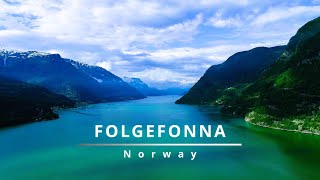 Folgefonna by drone Norway [upl. by Layla193]