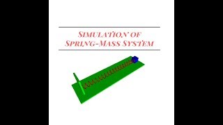 Simulation of SpringMass System VPython Tutorial 2 Visual Python [upl. by Adnilra]