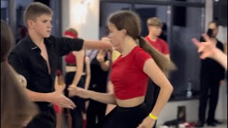 Dance camp in the Carpathians💚Lovely RUMBA🔥Andrey and Sofia💚dancer camp video rumba latino yt [upl. by Siron]