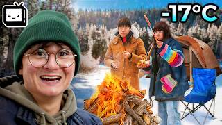 OFFLINETV SURVIVES WINTER CAMPING [upl. by Swain905]