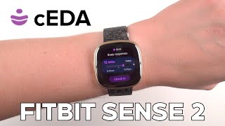 Fitbit Sense 2 cEDA Stress Tracking Setup and First Impressions [upl. by Nnylecoj]