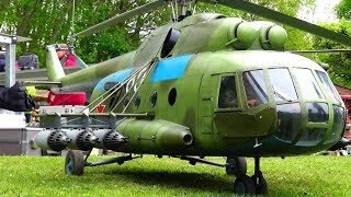 Mil Mi8 RUSSIA Миль Ми8 RC SCALE HELICOPTER MODEL [upl. by Lexi]