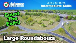 Large Roundabouts  Learn to drive Intermediate skills [upl. by Cowen927]