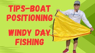 Windy Day Bass Fishing Boat Positioning Tips [upl. by Aniez]