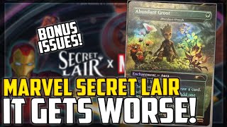 Marvel Secret Lair Gets Worse Damaged Bonus and Missing Cards  Magic The Gathering [upl. by Aieka176]