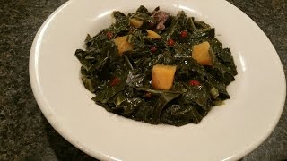 SOUTHERN COLLARD GREENSVEGETABLE SIDE [upl. by Avrit]