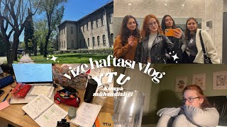 VİZE HAFTASI VLOG  YTÜ Kimya Mühendisliği 1 günde 4 sınav [upl. by Eilhsa]