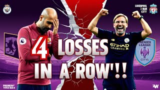 Man City Stunned by Liverpool  Fourth Consecutive PL Loss Shakes Title Race [upl. by Haras31]