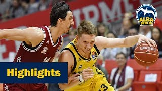 Highlights Grigonis und Butterfield schießen ALBA mit 1114 Dreiern zum Sieg in Finale 1 [upl. by Nevlin]