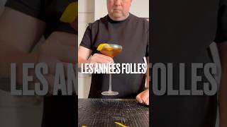 Making the Les Années Folles Cocktail cocktail shorts youtubehighfive drink bartender [upl. by Nirrok713]