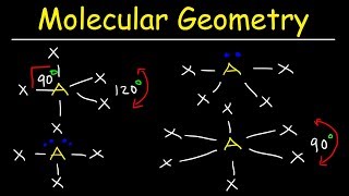 Molecular Geometry amp VSEPR Theory  Basic Introduction [upl. by Arabrab]