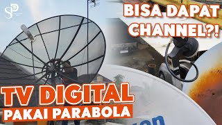 Nonton Siaran TV Digital Langsung Dari Parabola C Band amp Ku Band  Parabola Jadi Antena TV Digital [upl. by Enyala]