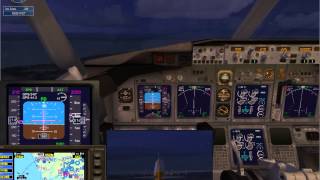 Infarto en el vuelo Amsterdam  Londres  FSX [upl. by Nomihs]