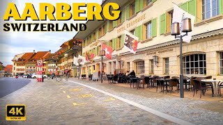 Walking Tour in Aarberg 4K  A Charming Swiss town 🇨🇭 [upl. by Brendis78]