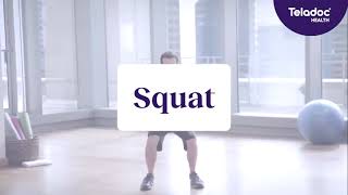 Squat  Teladoc Health [upl. by Atteynek]