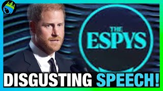 BREAKING NEWS Watch Prince Harrys FULL SPEECH At The ESPYS Where He INSULTS PAT TILLMANS MOM [upl. by Shayne]