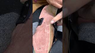 Leather shoes manufacturing satisfying leather leatherclothes leatherclothing handmade yt [upl. by Coral]