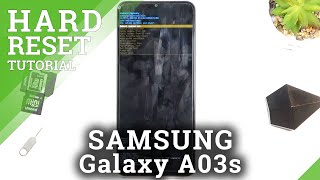 How to Hard Reset SAMSUNG Galaxy A03s via Recovery Mode – Wipe Data  Bypass Screen Lock [upl. by Stagg]