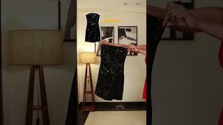 Perfect Party Dress  Zara Haul  Zara Dress 2024 zaradress  How to style a short dress [upl. by Sirref]