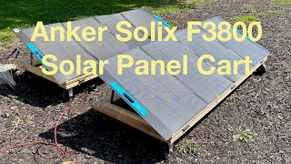 DIY Solar Panel Cart for Anker F3800 [upl. by Macegan]